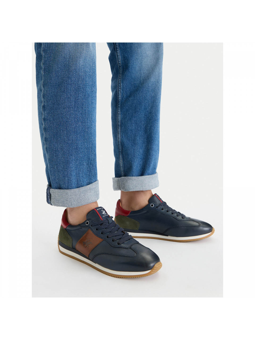 Sneakersy Beverly Hills Polo Club EO-SCOTT-10 MI08 Tmavomodrá